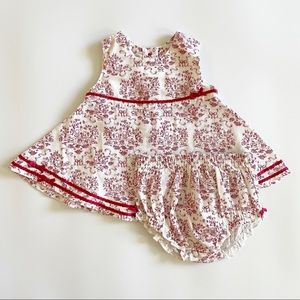 Little Legends Teddy Bear Picnic Dress & Bloomers